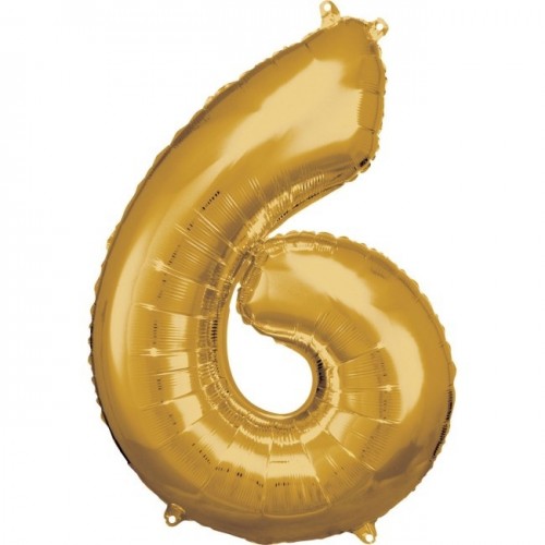  GLOBO 34" FOIL FORMA N6 ORO