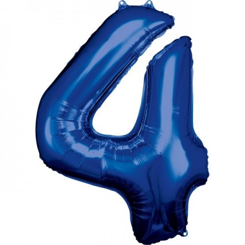   GLOBO 34" FOIL FORMA N4 AZUL