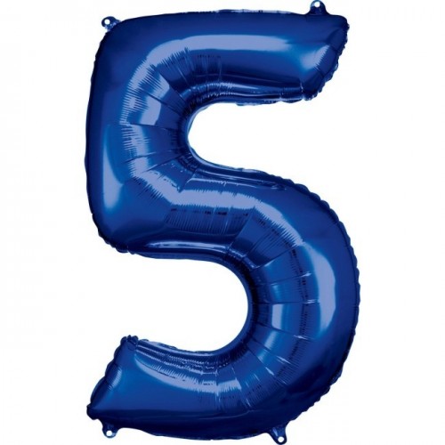   GLOBO 34" FOIL FORMA N5 AZUL