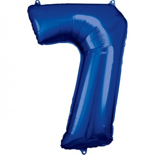   GLOBO 34" FOIL FORMA N7 AZUL