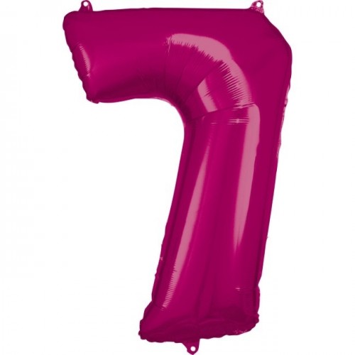   GLOBO 34" FOIL FORMA N7 FUCSIA
