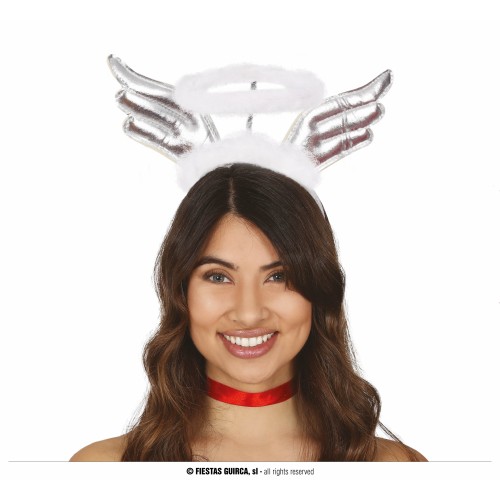    DIADEMA ALAS ANGEL PLATA