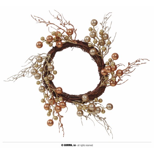 "CORONA ORO 25CM