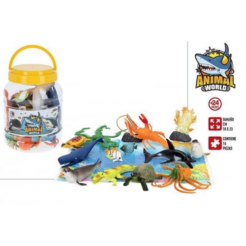 "BOTE D15X20 CM ANIMALES Y ACCESORIOS