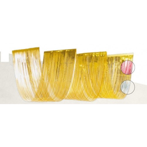   CORTINA TECHO ONDAS ORO 50CMX450CM