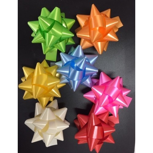 LAZO ESTRELLA ADHESIVA COL.SURT 31MM