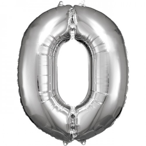   GLOBO 40" FOIL FORMA N0 PLATA