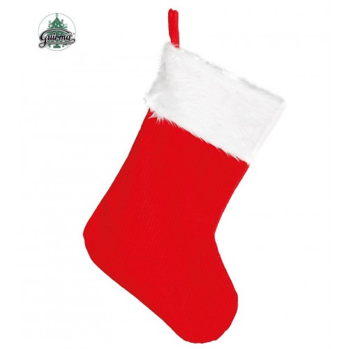 CALCETIN ROJO PAPA NOEL 45CM