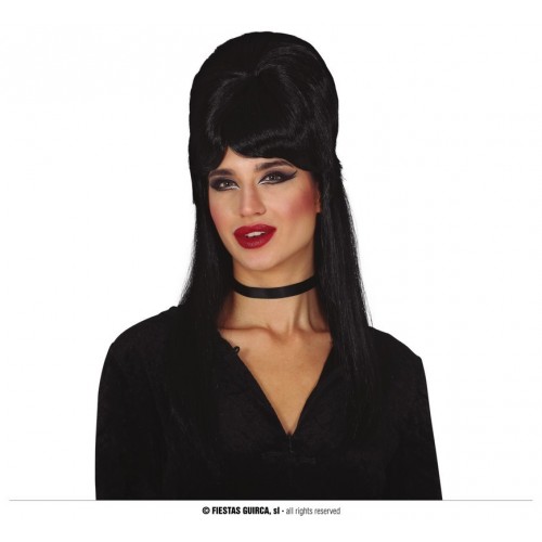 $D  PELUCA VAMPIRA NEGRA