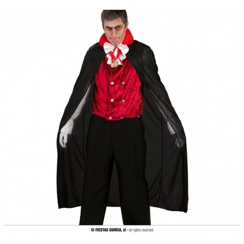 CAPA VAMPIRO NEGRA 140CM