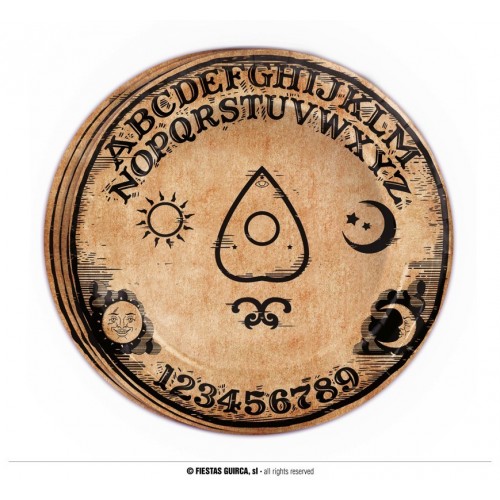 $D 6 PLATOS OUIJA 23 CM