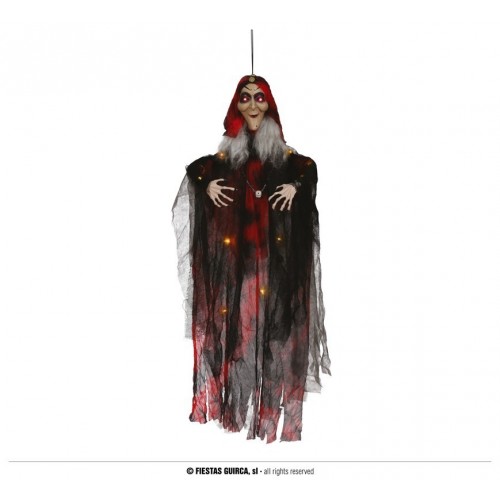 COLGANTE BRUJA CON LUZ 120CM