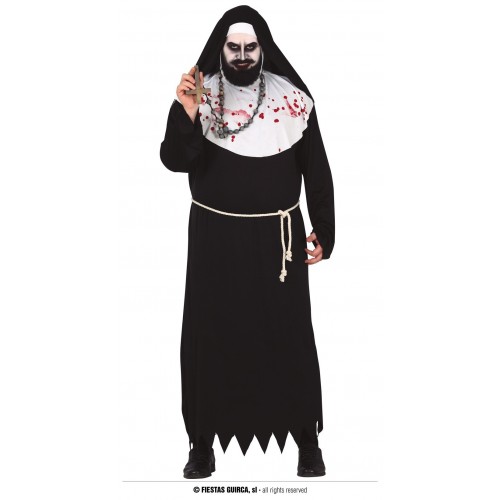 DISFRAZ T-XL MONJA SATANICO
