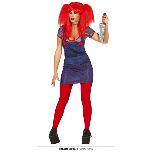  DISFRAZ T-M MUÑECA DIABOLICA