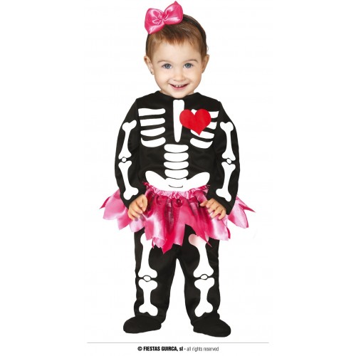 ! DISFRAZ 18A24MESES BABY ESQUELETA