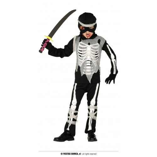 DISFRAZ 3A4AÑOS NINJA ESQUELETO