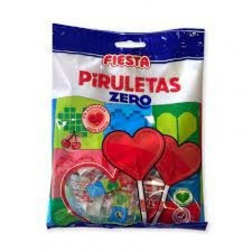 BOLSA 5 PIRULETAS CORAZON ZERO