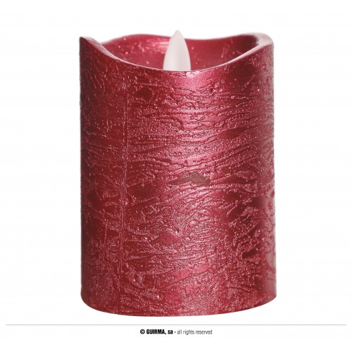   VELON ROJO LED PILAS 10CM