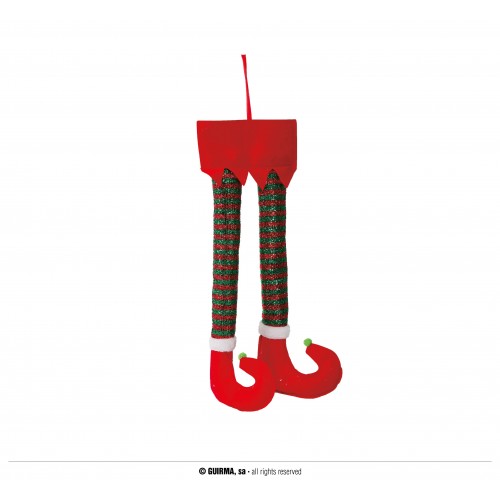 DECORACION PIERNAS ELFO 50CM
