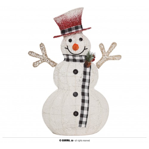   MUÑECO DE NIEVES BLANCO 60CM