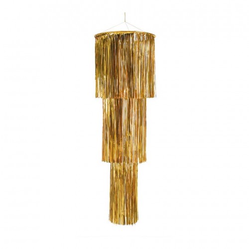 DECORACION OROPEL ORO 120X40CM