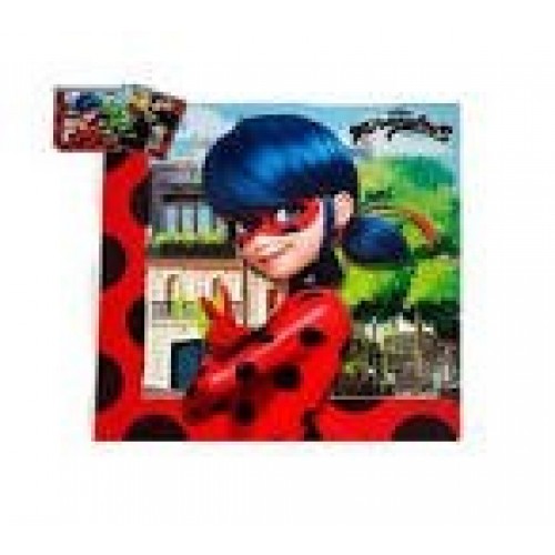   20 SERVILLETAS LADYBUG 33CM