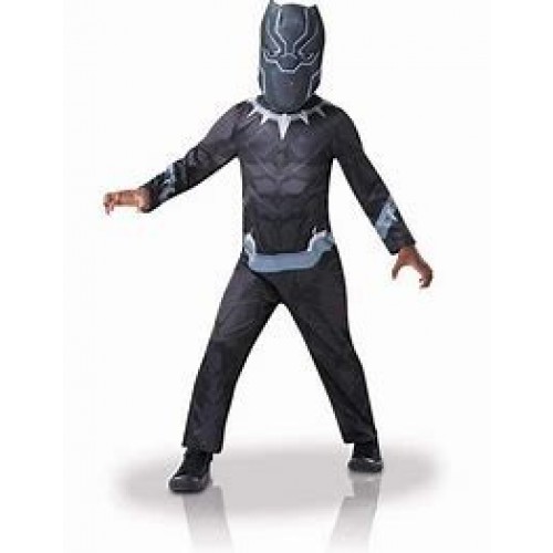 L DISFRAZ 8A10AÑOS BLACK PANTHER CLASS