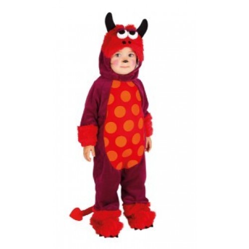 ! DISFRAZ 1A2AÑOS MONSTER DIABLILLO BEBE