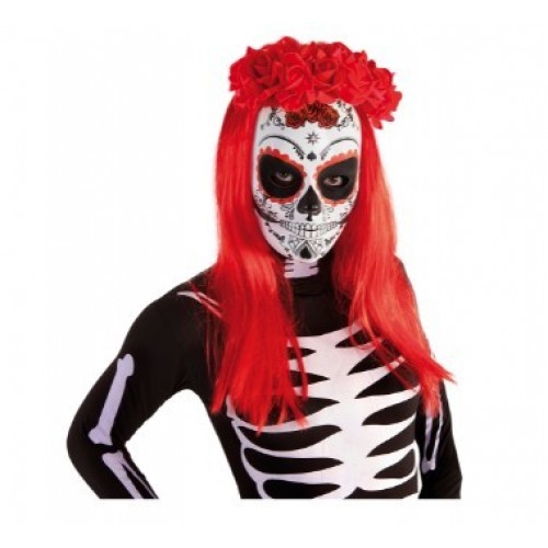 DIADEMA CATRINA ROSAS ROJAS