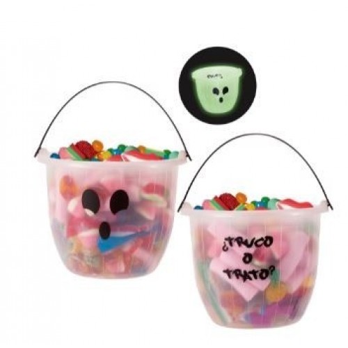 PORTACARAMELOS FANTASMA GLOW IN DARK
