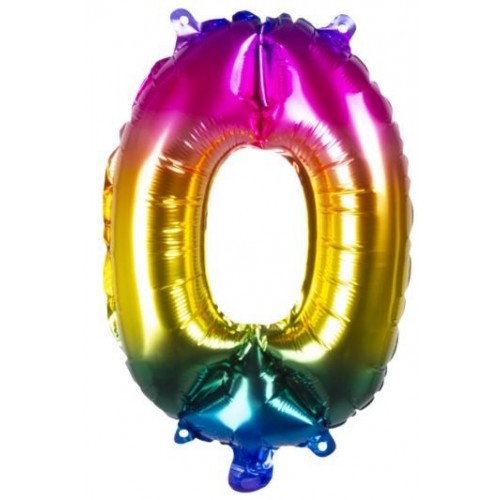   GLOBO 15" FOIL PALO N0 ARCOIRIS