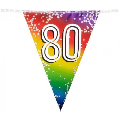 BANDERIN TRIANGULAR N80 MULTICOLOR 6M