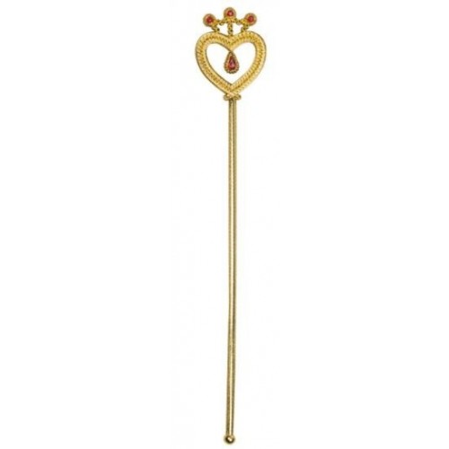   VARITA CORAZON ORO 37CM