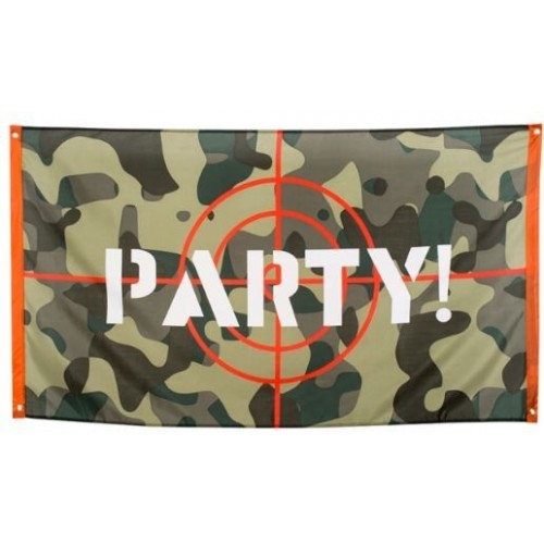  BANDERA CAMUFLAJE PARTY 150X90CM