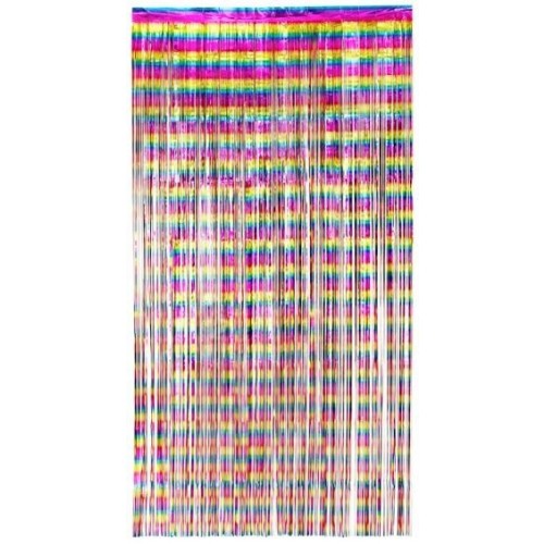 CORTINA FLECOS MULTICOLOR MET 1X2MT