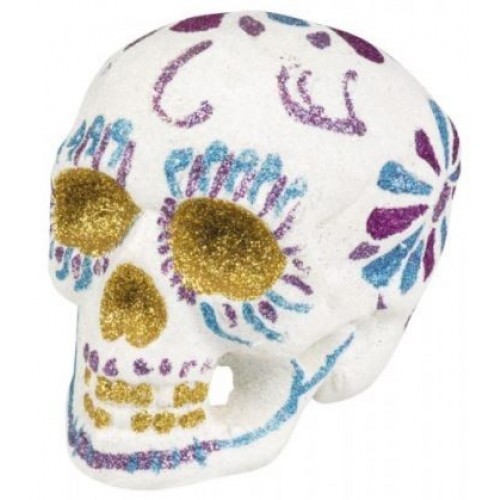 CALAVERA GLITTER DIADEMUERTOS 16X14CM