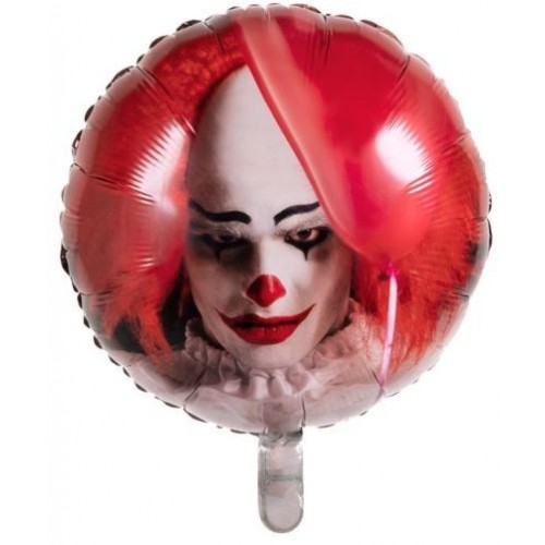GLOBO 18" FOIL PAYASO DEL TERROR