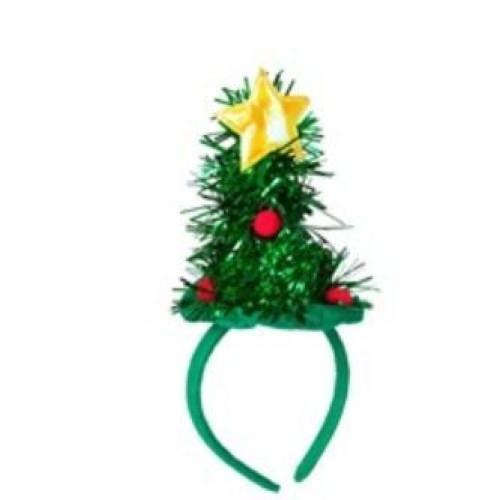 DIADEMA MINI SOMBRERO ARBOL DE NAVIDAD