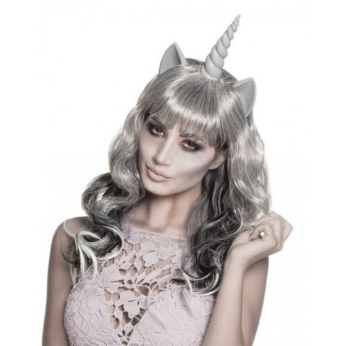 PELUCA UNICORNIO FANTASMA