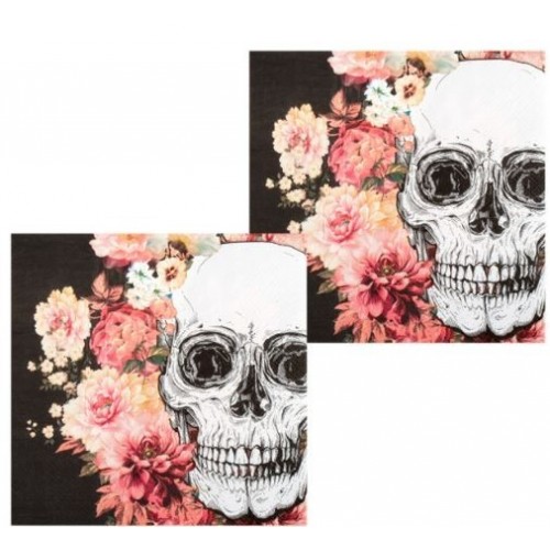   12 SERVILLETAS DIA DE LOS MUERTOS