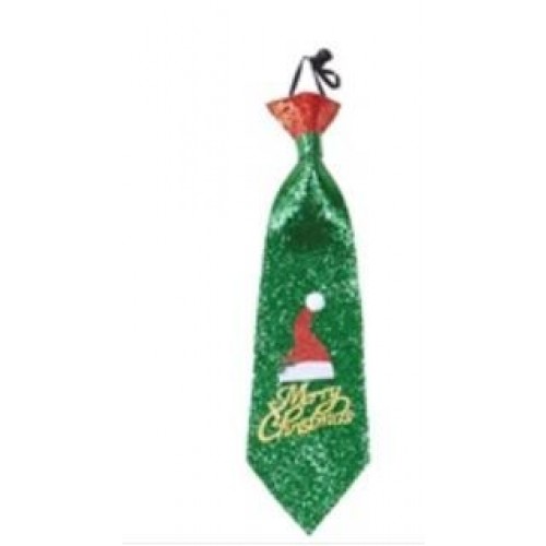 CORBATA MERRY CHRISTMAS GLITTER