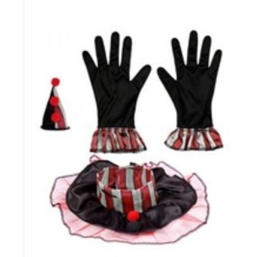 MINI GORRO GUANTES CUELLO PAYASO