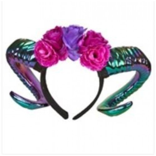 DIADEMA CUERNO CON FLORES