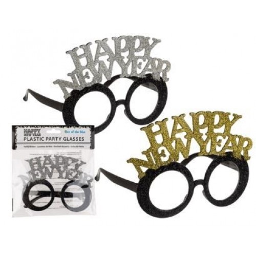 GAFAS HAPPY NEW YEAR GLITTER MOD SURT