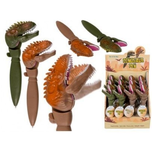 BOLIGRAFO DINOSAURIO MOD.SURT 16.5CM