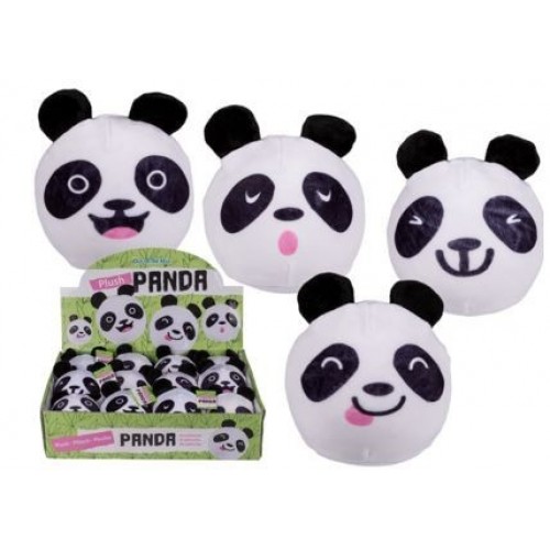 PELUCHE REDONDO PANDA 10CM