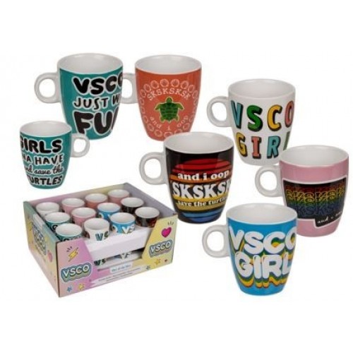 TAZA CERAMICA FRASES SURT. 8x7cm