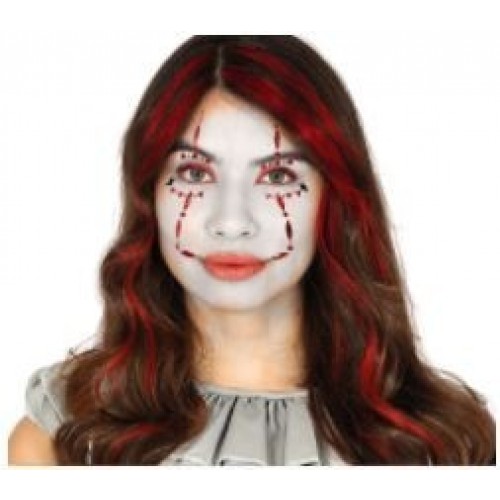 JOYAS FACIALES ADHESIVAS PAYASO