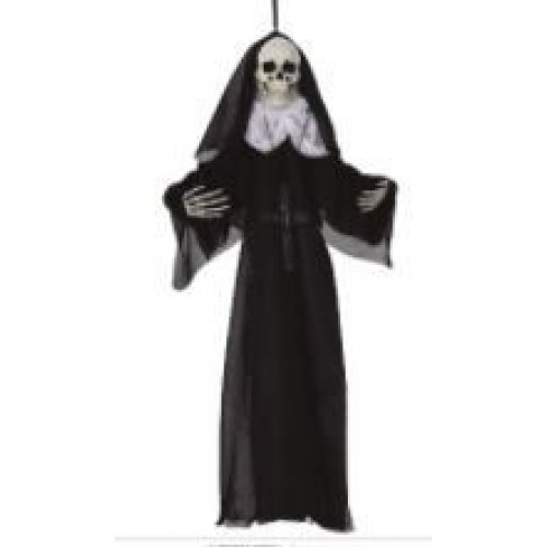 COLGANTE ESQUELETO MONJA 50CMS