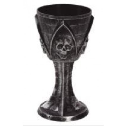 CALIZ  CALAVERA NEGRO 19CM